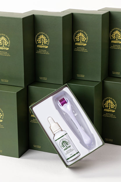 Premium Natural Hair Growth Serum - One Year Set ( 6 boxes )