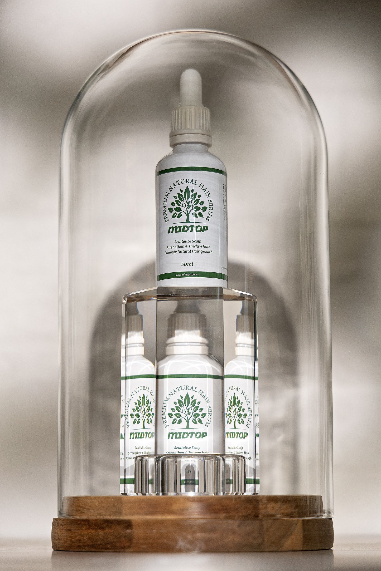 Premium Natural Hair Growth Serum - One Year Set ( 6 boxes )